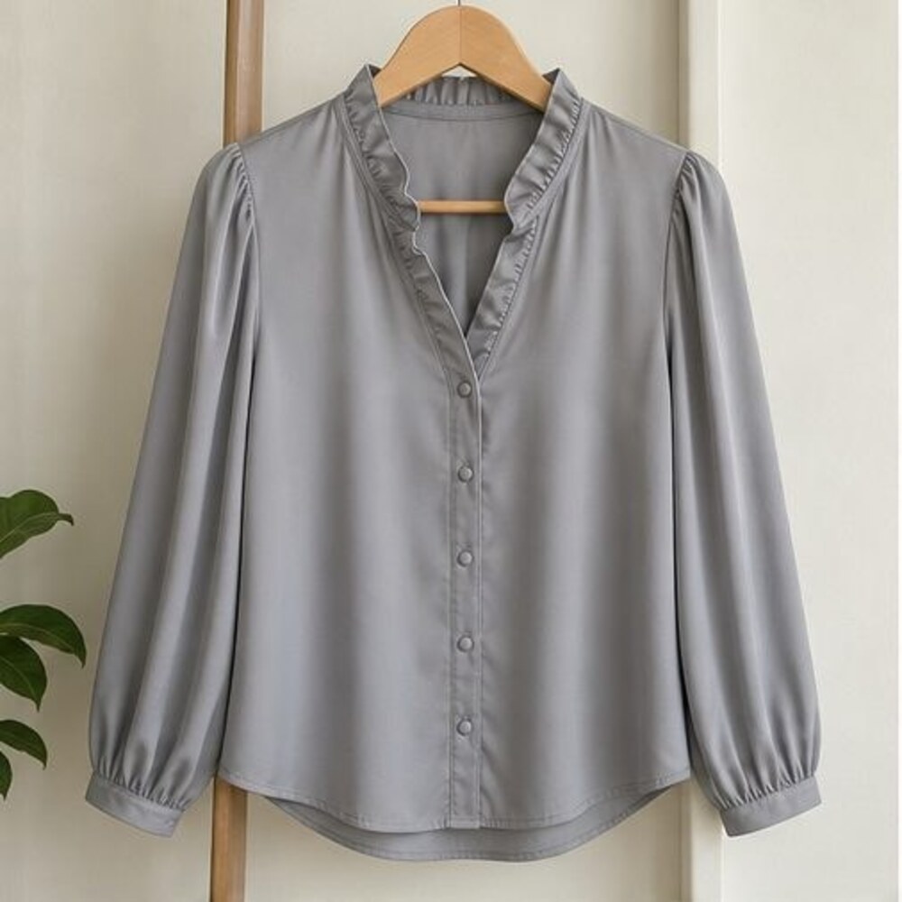 Gray Cami Blouse